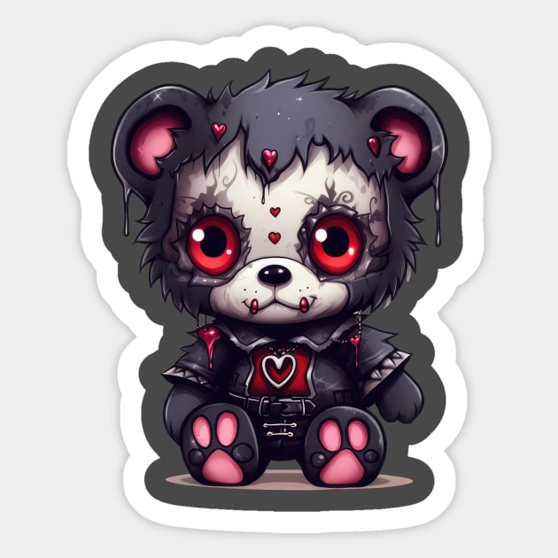Goth teddy sale bear